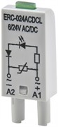 Дополнительный модуль защиты/индикации ERC-024ACDCL (Uc= 6...24V AC/DC)