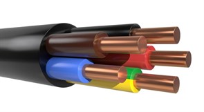 Кабель ВВГнг-LS 5х1.5 мм кв, не распространяет горение, Гал-Кат