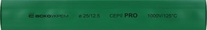 Термоусадочная трубка d=25/12,5 мм (1м) зеленая серии PRO