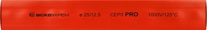 Термоусадочная трубка d=25/12,5 мм (1м) красная серии PRO
