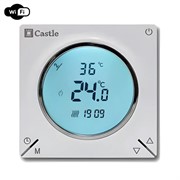 Терморегулятор для теплого пола Castle AC829H с функцией WI-FI (Белый)