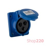 Розетка (гнездо) врезная ECOНОМЕ ГВ 16А/3 2Р+PE (ECO-413)