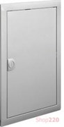 Дверь с рамкой для 2-рядного щита VOLTA, белый алюминий , VZ322N Hager