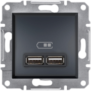 USB розетка, антрацит, EPH2700271 Schneider Electric Asfora