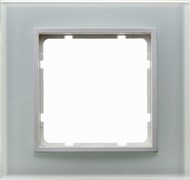 Рамка 1 пост, стекло полярно-белый, B.7 Berker 10116909