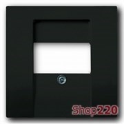 Накладка для USB розетки, черный шато, ABB 2539-95-507 Basic 55