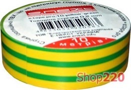 Изолента самозатухающая, 10м, желто-зеленая, e.tape.pro.10.yellow-green Enext p0450007