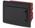 Щит черного цвета на 12 модулей, встраиваемый, e.plbox.pro.w.12b.black ENEXT CP12912B - фото 100991