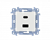 Розетка USB тип А+С, белый, SIMON10 - фото 102237