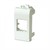 Адаптер под модули Keystone, 1мод., белый, Brava ДКС 76607B - фото 113096