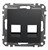 Адаптер под 2 модуля Keystone, черный, Sedna Design - фото 113671