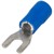 Изолированный вилочный наконечник 0.5-1.5 кв.мм, синий, 100шт, e.terminal.stand.sv.1,25.3,2.blue Enext - фото 116073