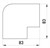 Плоский угол для короба 60х60мм, e.trunking.blend.angle.stand.60.60 Enext - фото 116306