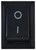 Переключатель 1-клавишный черный KCD1-101 B/B - фото 142918