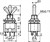 Тумблер MTS-123 (ON)-OFF-(ON) 3Пол. *3Конт. - фото 143337