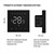 Wi-Fi терморегулятор с большим сенсорным экраном + Tuya, черный, terneo nx black - фото 162448