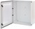Шкаф полиэстеровый с окном В600xШ500xГ230, IP66, 2 замка, EPC-W 60-50-23 - фото 162950
