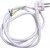Шнур с вилкой 3х0,75, 1,2м, белый, e.wire.plug.white.0,75 - фото 164340