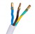 Шнур с вилкой 3х1,5, 1,2м, белый, e.wire.plug.white.1,5 - фото 164345