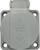 Розетка встроенная тип F, 16А, 3P, IP54, серая, UCombi - фото 165916