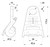 Подвесной зажим 25-120 кв.мм, тип А, ehclamp.pro.1a.25.120 Enext - фото 168850