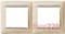 Рамка 2 постa, светлое дерево/серебряный штрих 770382 Legrand Valena - фото 12352