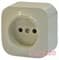Розетка без заземления, слоновая кость, 782440 Legrand Quteo - фото 13870