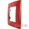 Рамка 1 пост, красный, 672531 Legrand Etika - фото 30085