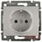 Панель розетки с заземлением, алюминий, 771320 Legrand Galea Life - фото 31887