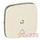 Накладка кнопки с подсветкой с символом "звонок", слоновая кость, Valena 755091 Legrand - фото 38381