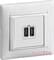 РОЗЕТКА USB, БЕЛАЯ, 770470 LEGRAND VALENA