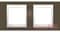 РАМКА 2 ПОСТА, КАКАО, UNICA MGU6.004.571 SCHNEIDER