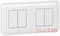 Рамка для модулей 2x2, горизонтальня, белый, 78804 Legrand Mosaic - фото 42153