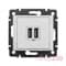 Розетка USB, белая, 770470 Legrand Valena - фото 45254
