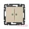 Выключатель с подсветкой 2-х клавишный, слоновая кость, 774328 Valena Legrand - фото 45329