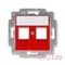 Центральная плата для модулей KeyStone, красный, Levit ABB 5014H-A01018 65 - фото 61594