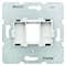 Опорная пластина для модулей Keystone с белой вставкой, одинарная, Berker 454002 - фото 61926