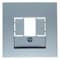 Накладка для аудио и USB розеток, алюминий, S.1 Berker 10331404 - фото 62256