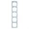 Рамка 5 постов, полярная белизна, S.1 Berker 10158989 - фото 62282