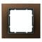 Рамка 1 пост, коричневый, B.3 Berker 10113001 - фото 62353