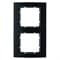 Рамка 2 поста, черный, B.3 Berker 10123005 - фото 62397