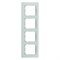 Рамка 4 поста, полярно-белый, B.7 Berker 10146919 - фото 62490