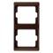 Рамка 2 поста, вертикальная, коричневий, ARSYS Berker 13230001 - фото 62572