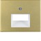 Накладка для двойной компьютерной розетки, золото, ARSYS Berker 14100002 - фото 62640