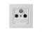 Розетка TV/R/SAT конечная, белый, EPH3500121 Schneider Asfora - фото 65465