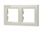 Рамка 2 поста, кремовый, EPH5800223 Schneider Asfora - фото 66669