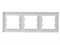 Рамка 3 поста, белый, EPH5800321 Schneider Asfora - фото 66823