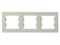 Рамка 3 поста, кремовый, EPH5800323 Schneider Asfora - фото 66848