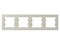 Рамка 4 поста, кремовый, EPH5800423 Schneider Asfora - фото 67028