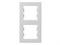 Рамка 2 поста, вертикальная, белый, EPH5810221 Schneider Asfora - фото 67539